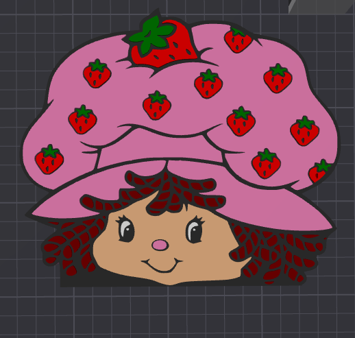 STRAW BUH BUH BERRY PEN HOLDER