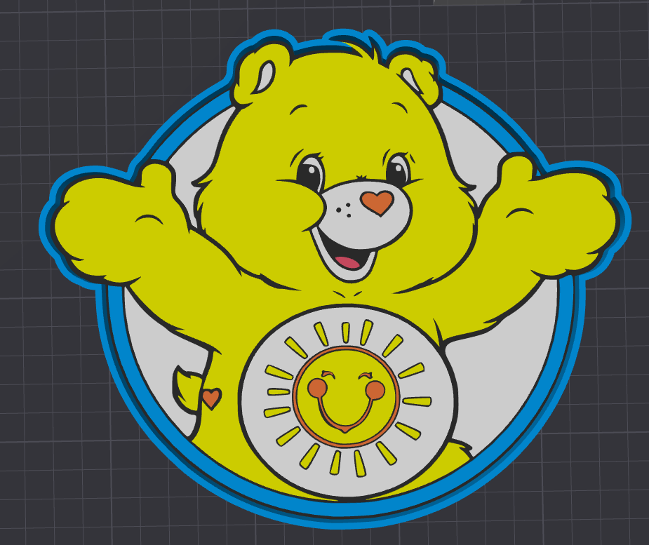 SUNSHINE BEAR TRAY