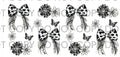 # O50 COW BW BOW