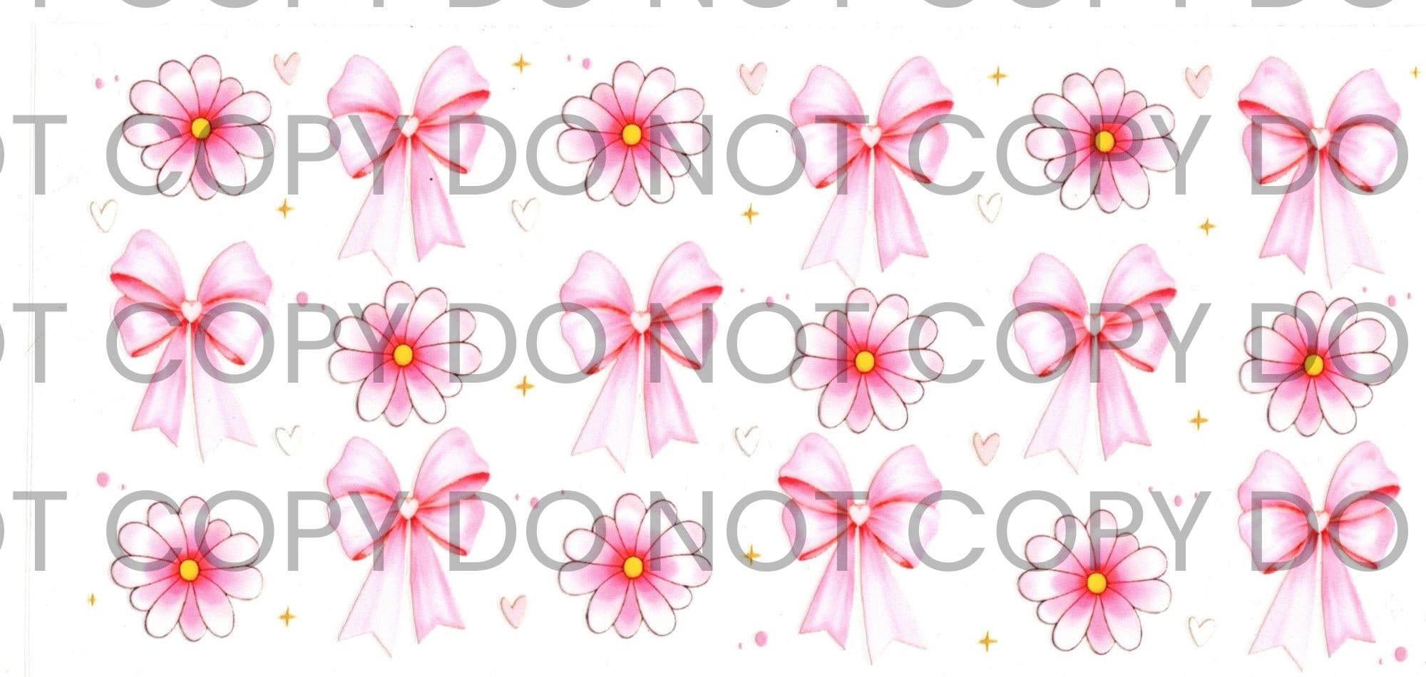 # L30 PINK BOWS AND PINK SUN FLOWERS