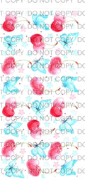 #R22 CHERRY AND BLUE BUTTERFLY